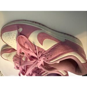 Nike Women's Dunk Low Next Nature Pink Rise Sail Sneaker Shoes White Pink Size 8